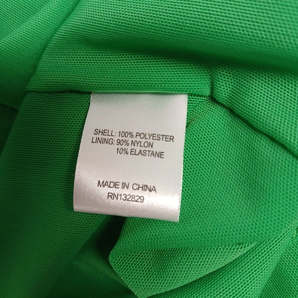 Camila Coelho Monica Crinkled Green Sleeveless Midi Shirt Dress Size Medium - Picture 10 of 12